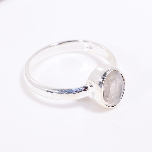 Moonstone Gemstone Ring 925 Silver Amethyst Ring Natural Garnet Handmade Jewerly - Picture 25 of 29