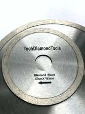 TechDiamondTools 4 inch Diamond Continuous Saw Blade
