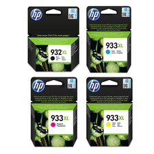 Cartucce di inchiostro originali HP 932 XL / 933 XL CMYK per HP Officejet 6700 lotto premium