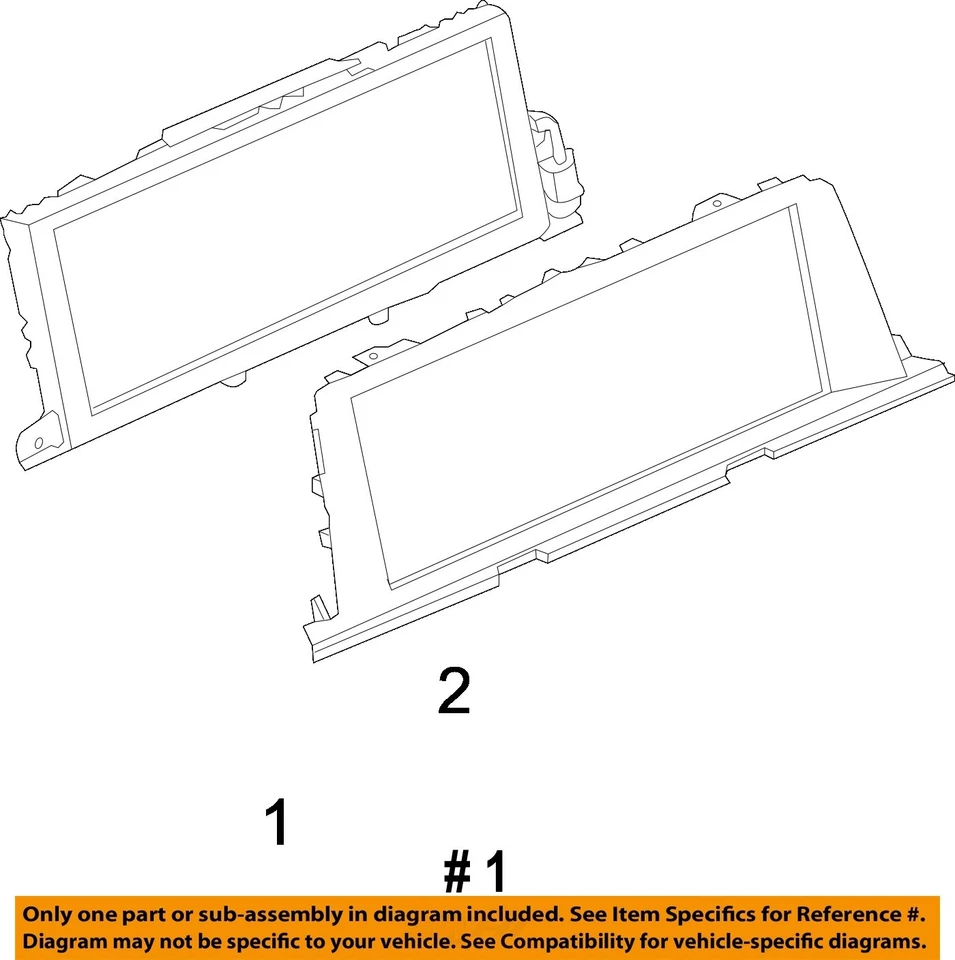 Pantalla de infoentretenimiento usada se adapta a: 2013 Bmw 650I pantalla tablero pantalla de 10`` Gr Foto 4 de 4