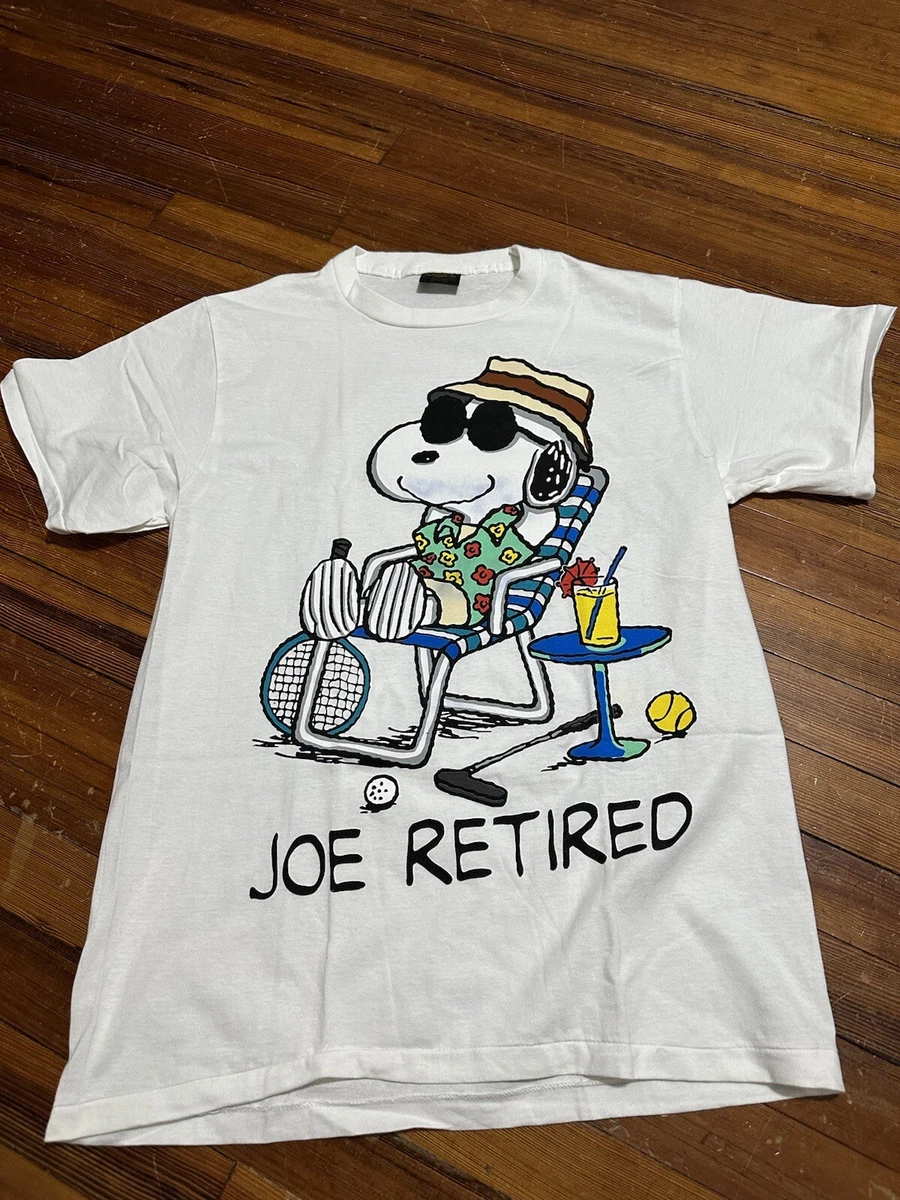 snoopy retired t shirt