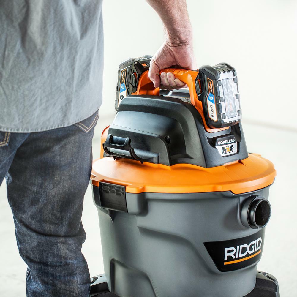 RIDGID Cordless Wet/Dry Shop Vacuum 18 