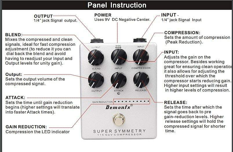 ベース Demonfx Super Symmetry 115GeV Compressor DemonFx SUPER SYMMETRY Compressor for Bass | Best Buy Canada