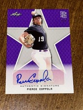 PIERCE COPPOLA 2020 Leaf Perfect Game PURPLE AUTOGRAPH #1/1 FLORIDA GATORS
