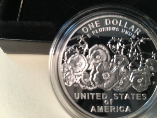 2018 WORLD WAR I CENTENNIAL SILVER $ + NAVY MEDAL 2 COIN SET FROM US MINT, 💎! - Picture 10 of 12
