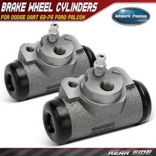 2Pcs Rear Drum Brake Wheel Cylinder for Dodge Dart 63-76 Ford Falcon Mazda Comet