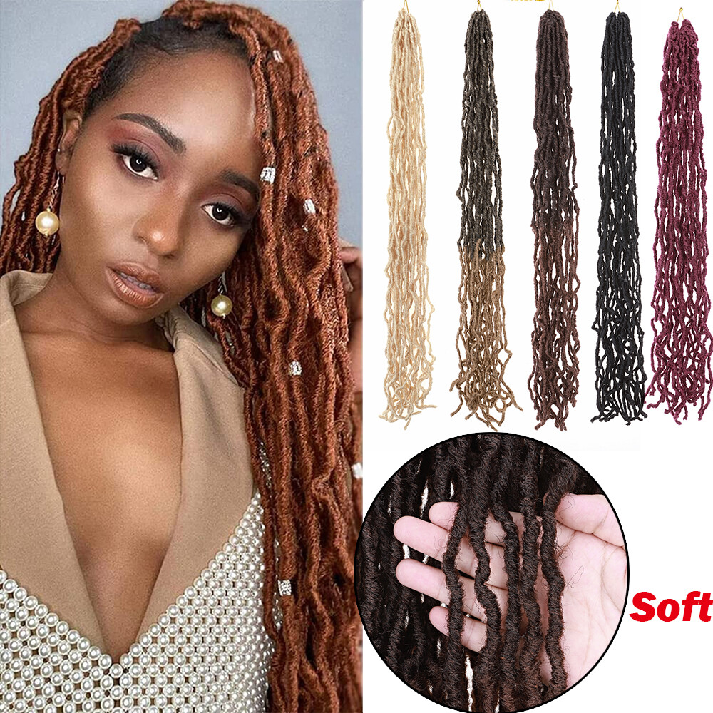 US Nu Faux Locs Crochet Braids Hair Dreadslocks Hair Extensions for Black  Women | eBay