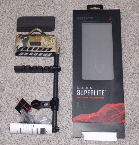 NUEVO Aljaba Arco 6 Flechas Desmontaje Rápido Hoyt Carbon Superlite - Subalpino - Imagen 7 de 9