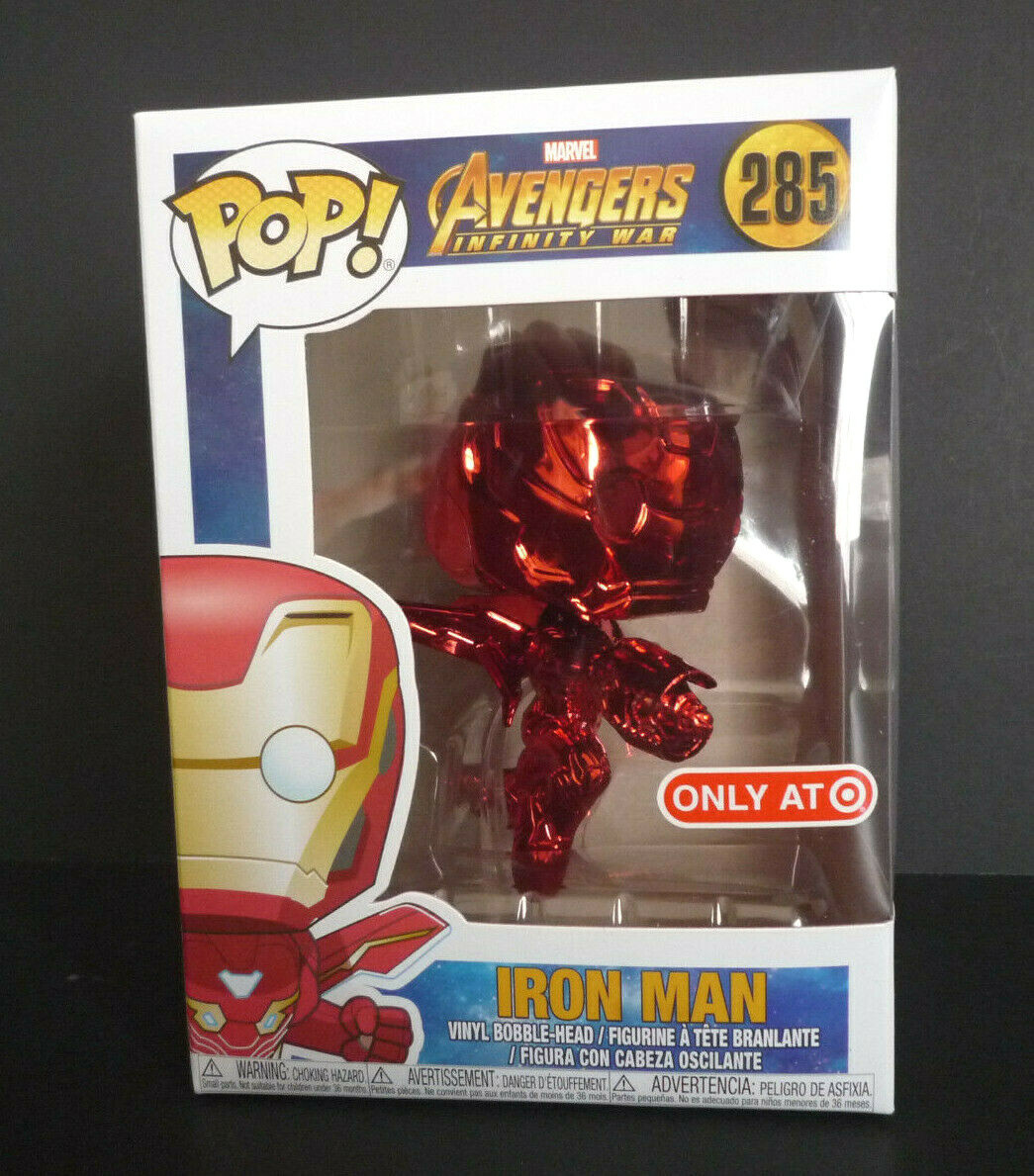 限定 Funko POP アイアンマン レッド クロム メタリック #285 Funko Pop! Vinyl: Marvel - Iron Man - Target (Exclusive