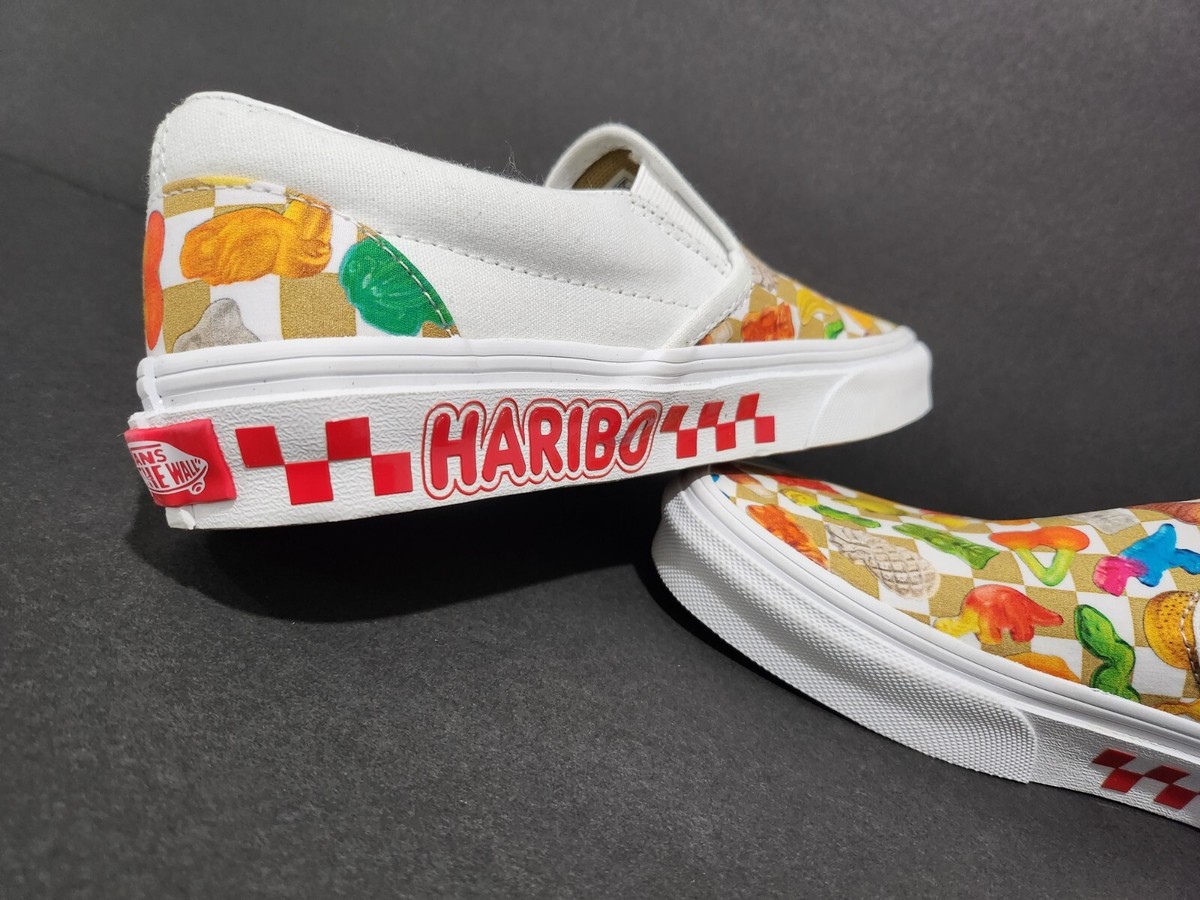 New Vans X Haribo Classic Slip-On Gummy Bears Sneakers
