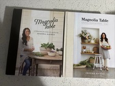 Magnolia Table Cookbooks by Joanna Gaines Set of 2  Volume 1 and 2 Hardcover