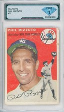 1954 Topps PHIL RIZZUTO #17 💎 DSG 1 Poor