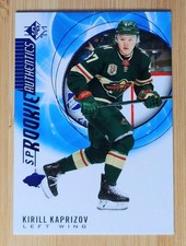 2020-21 SP Rookie Authentics Blue #129 Kirill Kaprizov Rookie Card. rookie card picture