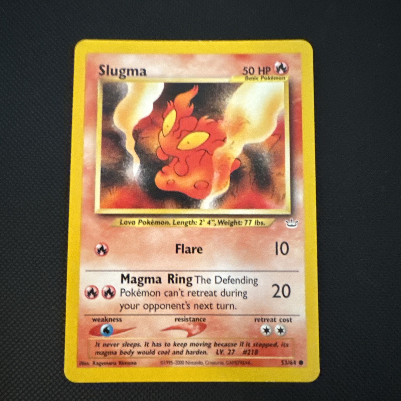 Slugma 53/64 Neo Revelation Pokemon S461
