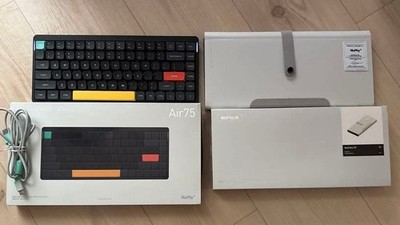 Nuphy Air75 TKL Wireless Black JP Keyboard Case Included Gebraucht Getestet