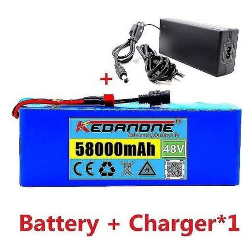 Iitoala Ala-batería de iones de litio de 48V y 10Ah, kit de conversión de bicicl