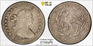 1797 half dime Lm 3 16 Stars Very Fine Detail Pcgs Grade