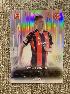 Hugo Larsson - Eintracht Frankfurt - Topps Chrome Bundesliga 2025/26 - Ultrabeam