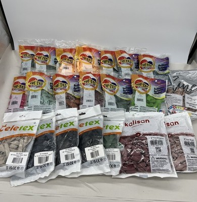 Wholesale Balloons Mixed Colors 5  Tuftex, Celetex, Kalisan, 21 New Bags