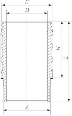 MAHLE Cylinder Sleeve For SCANIA 4 - Series Bus K N P G R T T G 420 470 ...