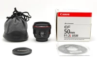 [Top MINT w/Box] Canon EF 50mm f/1.2 L USM Prime standard Lens From JAPAN