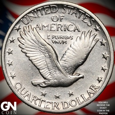 1918 S Standing Liberty Quarter B1766 | eBay
