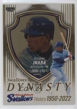 2022 BBM Tokyo Yakult Swallows History 1950-2022 Dynasty Gold Atsunori Inaba 1u6