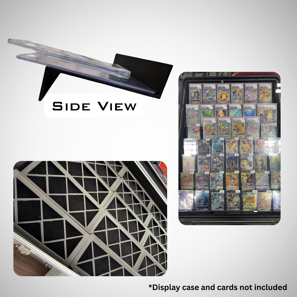 Card Riser Pro Display Risers Display Case Card Riser Stands - Perfect for 24x36 Cases- 33 Risers! | eBay