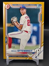 2021 Bowman Draft Paper 1st Micah Ottenbreit Prospect Gold /50 #BD-170