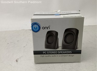 ONN ONA 18H0009 PC Stereo Speakers Open Box