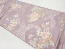 7102017: JAPANESE KIMONO JAPANESE FUKURO OBI / WOVEN RHOMBUS