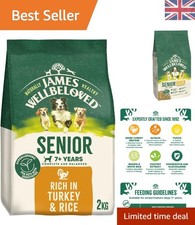 Turkey Flavored Hypoallergenic Dog Food for Seniors - 2kg All Breed Nutrition 10.00 per kilo
