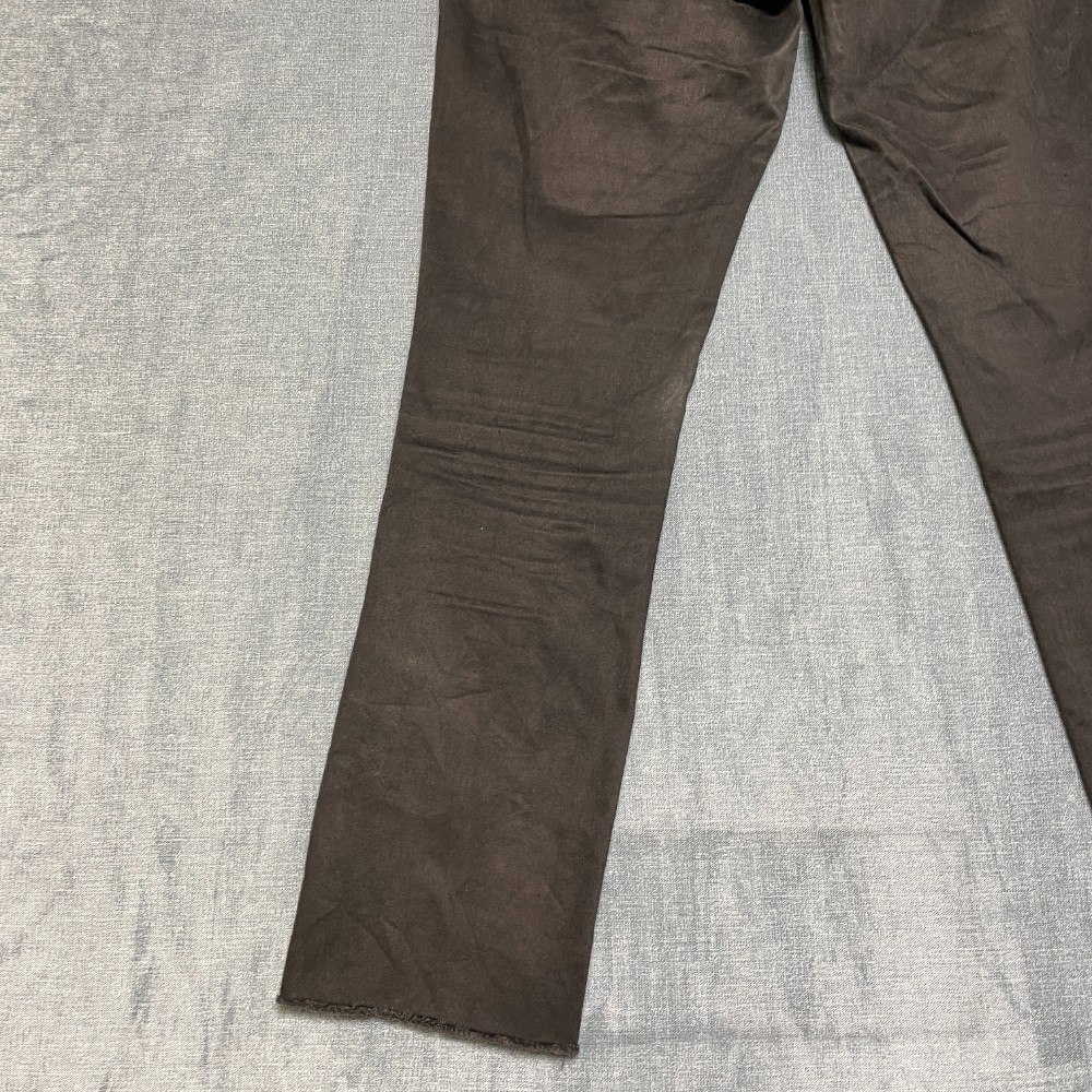 AG Adriano Goldschmied Mari Straight Jeans Womens 30W Black High Rise Frayed Hem thumbnail 11