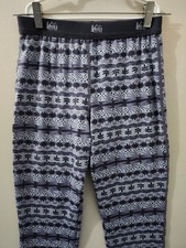REI Coop Pants Kids L Baselayer Pullon Elastic Waist Printed Geometric Stretch