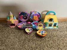 Vintage 1990s Bluebird Toys Polly Pocket Compact Playset Bundle - No Figures 