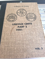 Original Library Of Coins Album Lincoln Cents Part 2 --1941--1960