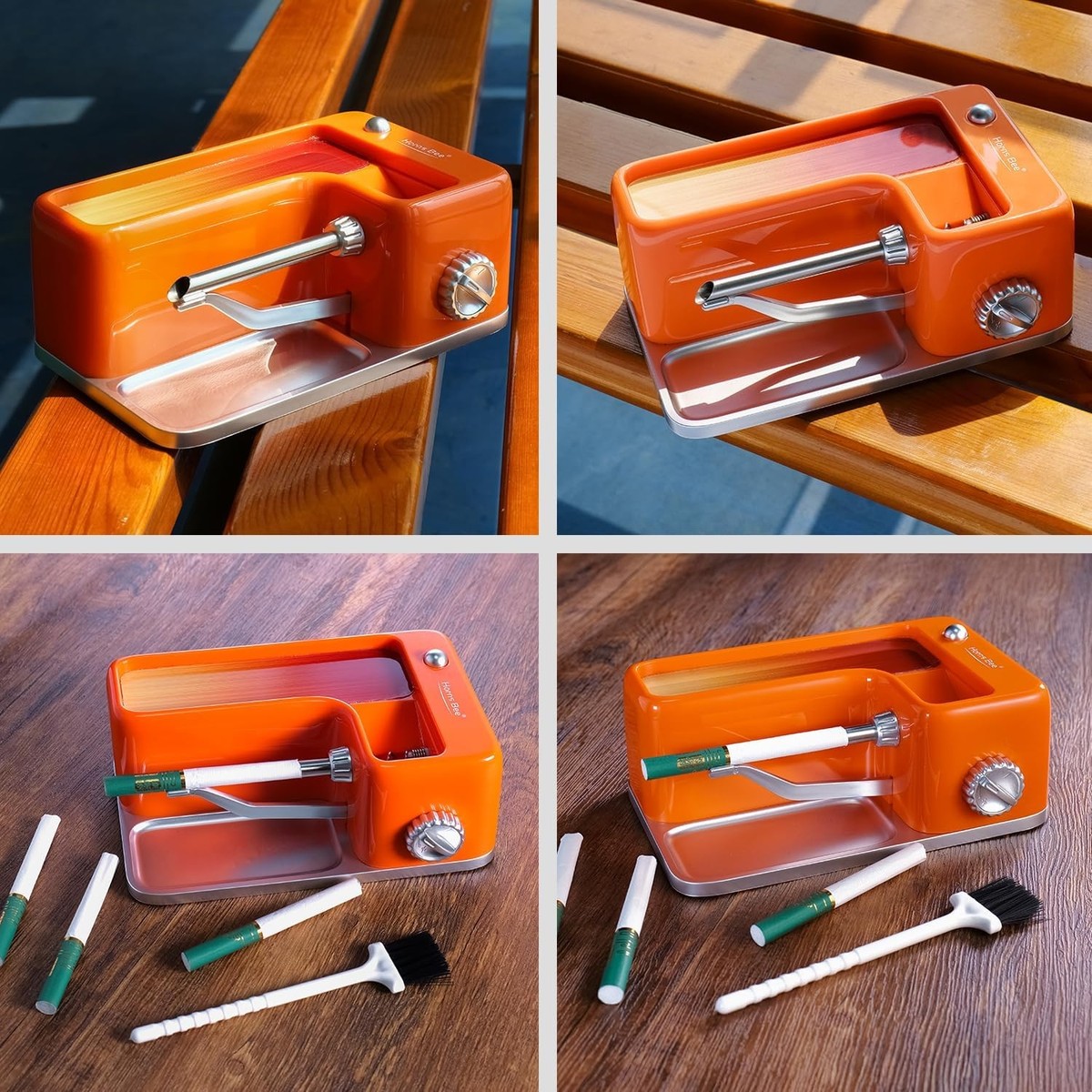 Horns Bee Cigarette Rolling Machine – Electric Tobacco Injector Smoke  Machine