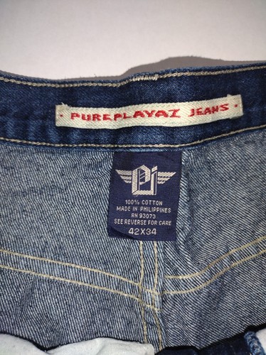 Pure Playaz Jeans 42 x 34 Vintage Baggy Y2K - Picture 6 of 10