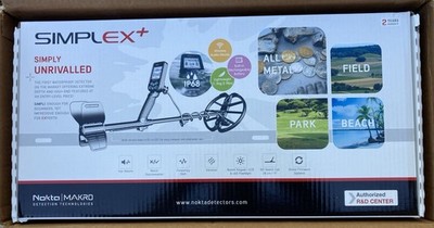 Nokta MAKRO Simplex+ Waterproof Metal Detector 11'' Coil, Used Very Little