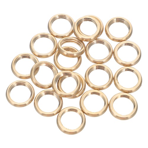 20 Pcs Brass Spacer Lamp Fitting Parts Repair Collar Ring for Shade Fittings