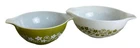 2 Pyrex Spring Blossom Cinderella Bowl Crazy Daisy Nesting Mixing Good 443 & 442