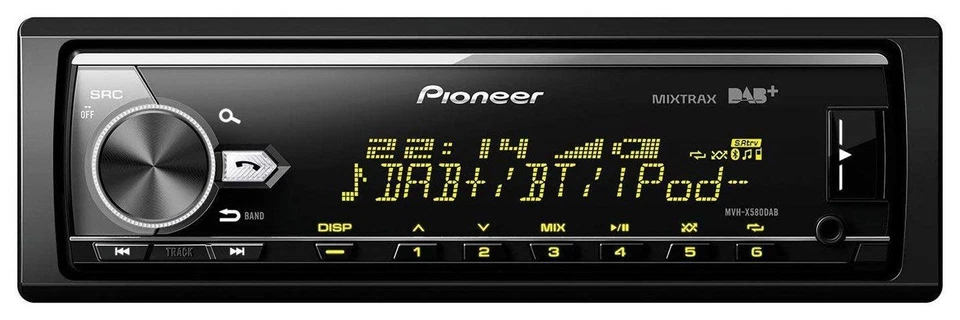 Pioneer Bluetooth USB DAB MP3 Autoradio für Seat Ibiza ab 08 Klavierlack schwarz - Bild 2 von 4