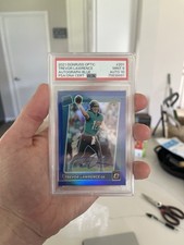 Trevor Lawrence Donruss Optic Rookie On Card Auto 07/99. rookie card picture