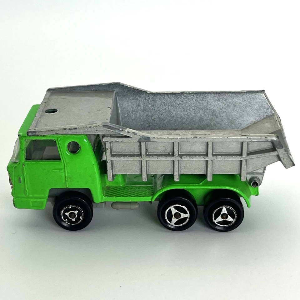 Lot Vtg Majorette France Diecast Dump Truck DAF Bernard Hanomag Bulldozer 70’s - Image 3 of 4