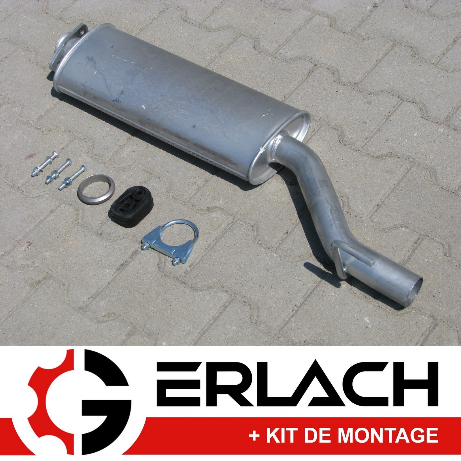 Silencieux intermédiaire pour Mercedes CLK 200 230 C208 A208 Cabriolet
