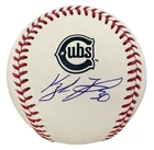 Kyle Tucker Signed Official Cubs Logo Major League Baseball Beckett Witnessed