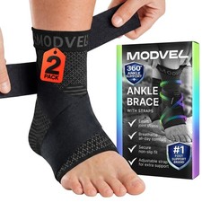 Foot  Ankle Brace Socks with Adjustable Strap   Compression Sleeve for Sprai...