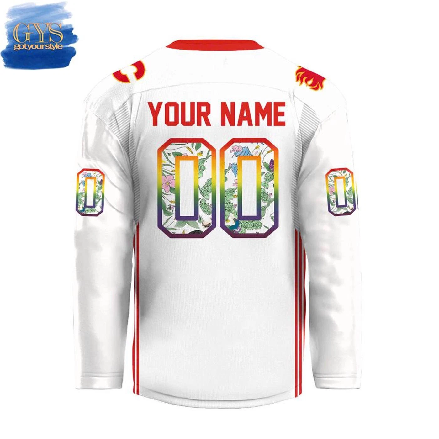Personalized Calgary Flames Pride Night Hockey Shirt Men's Fan Gear Xmas Gift