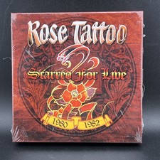 Rose Tattoo "Scarred For Live 1980-1982" (5 CD Box Set 2018) STILL SEALED!