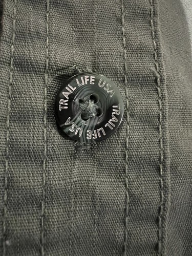 Trail Life Shirt Boys Large Youth Slim Cut Button Up Uniform Scouts Camping - Picture 4 of 8